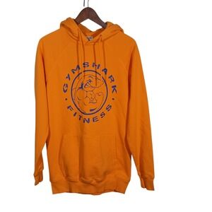 Gymshark Hoodie Gold Pullover Sweatshirt Spellout Gymshark Fitness Men's Small